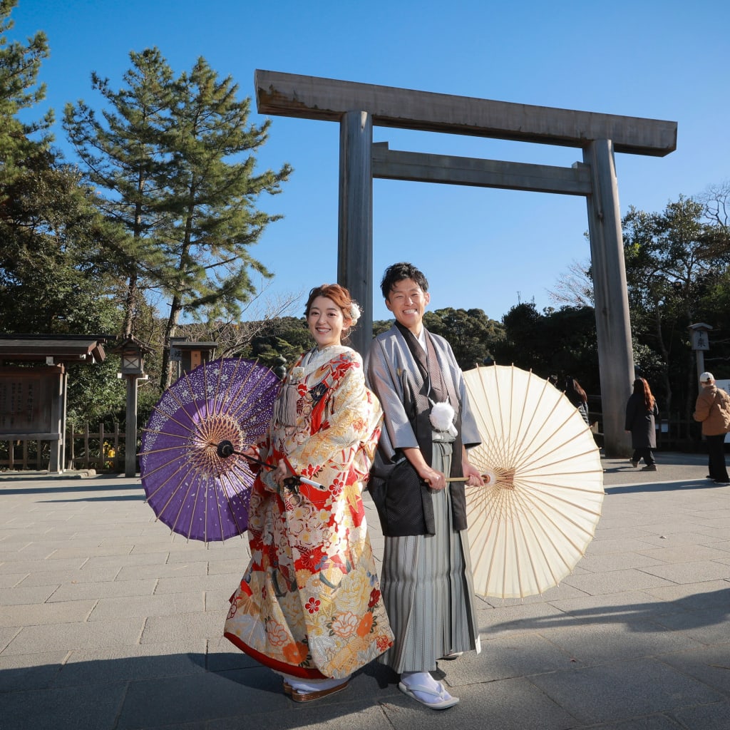 伊勢神宮での撮影 | デコルテフォトグラフィー | 前撮り・フォトウェディング