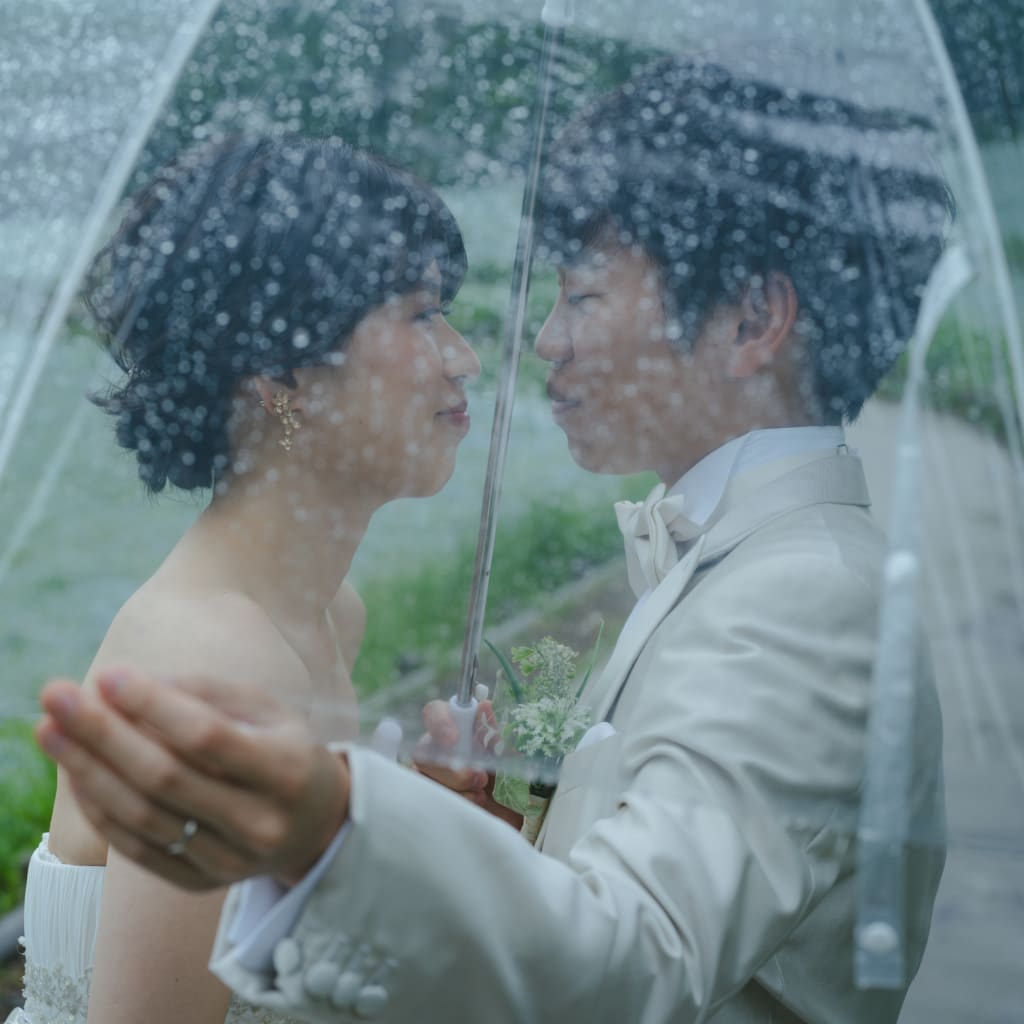 雨の日フォト | デコルテフォトグラフィー | 前撮り・フォトウェディング