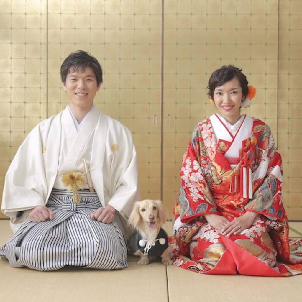 和装屋内庭園 | デコルテフォトグラフィー | 前撮り・フォトウェディング