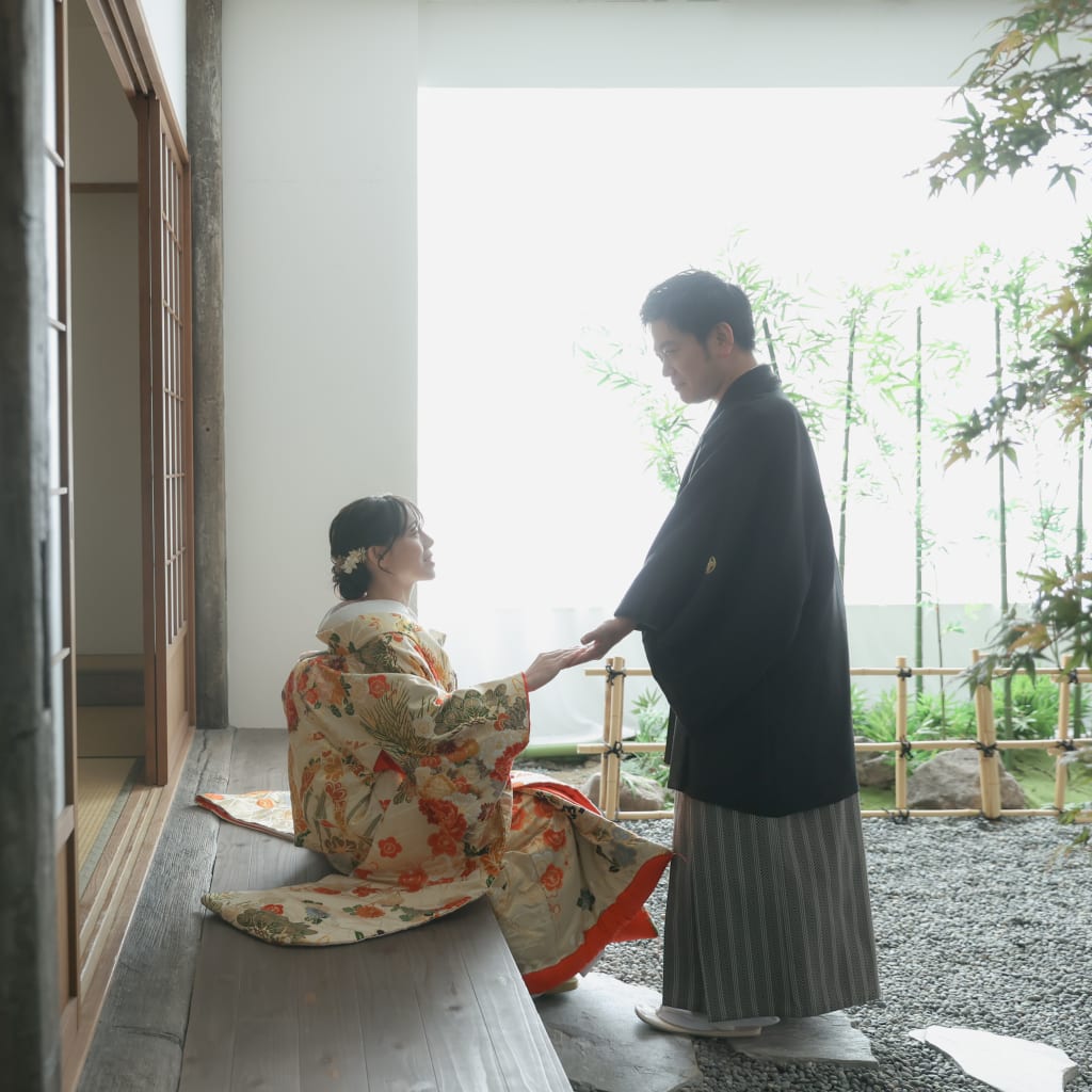 屋内庭園 | デコルテフォトグラフィー | 前撮り・フォトウェディング