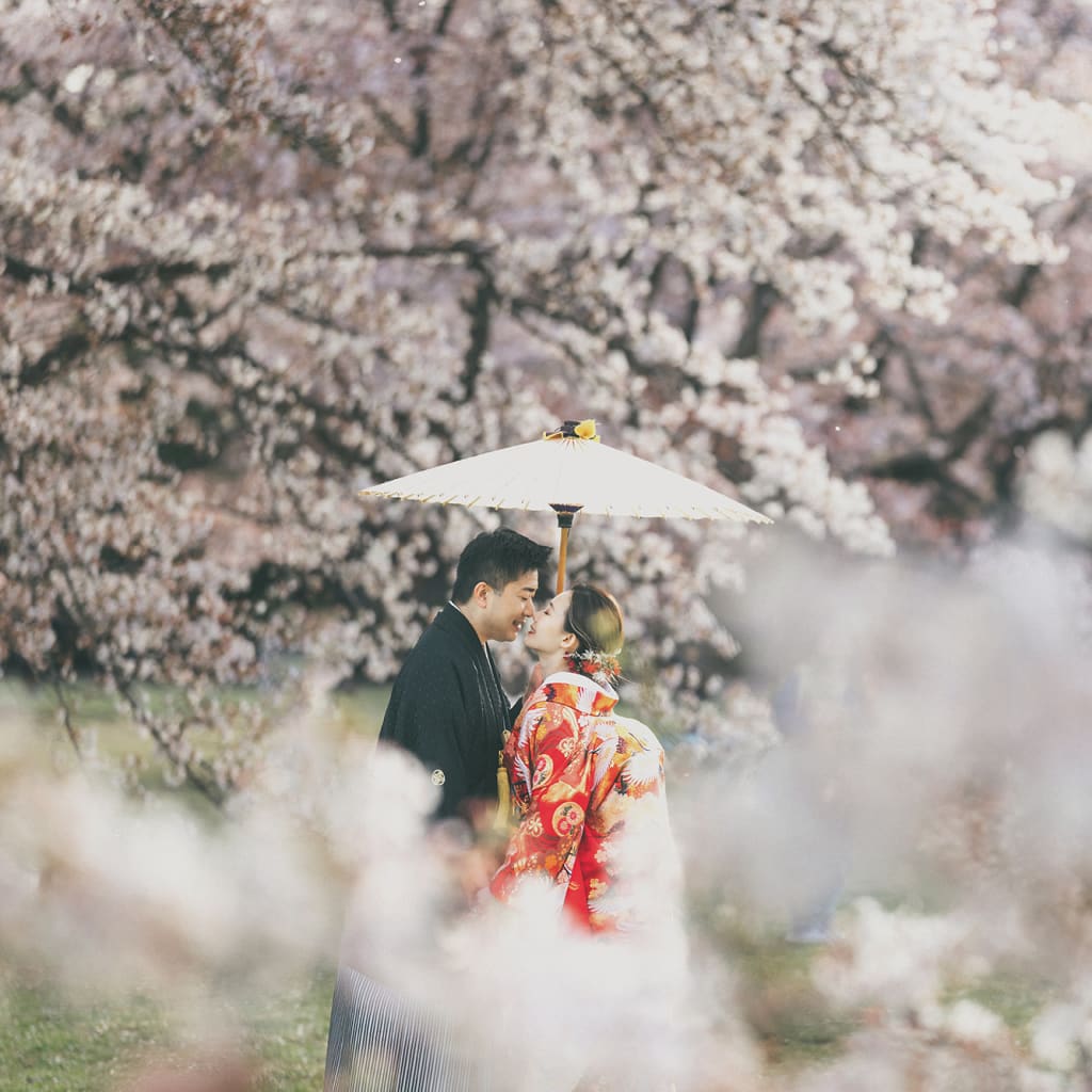 桜の園 | デコルテフォトグラフィー | 前撮り・フォトウェディング