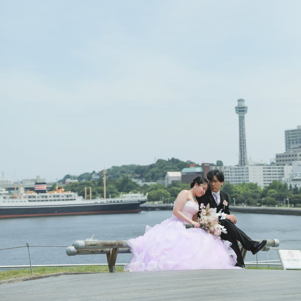 大桟橋ロケーション！ | デコルテフォトグラフィー | 前撮り・フォトウェディング