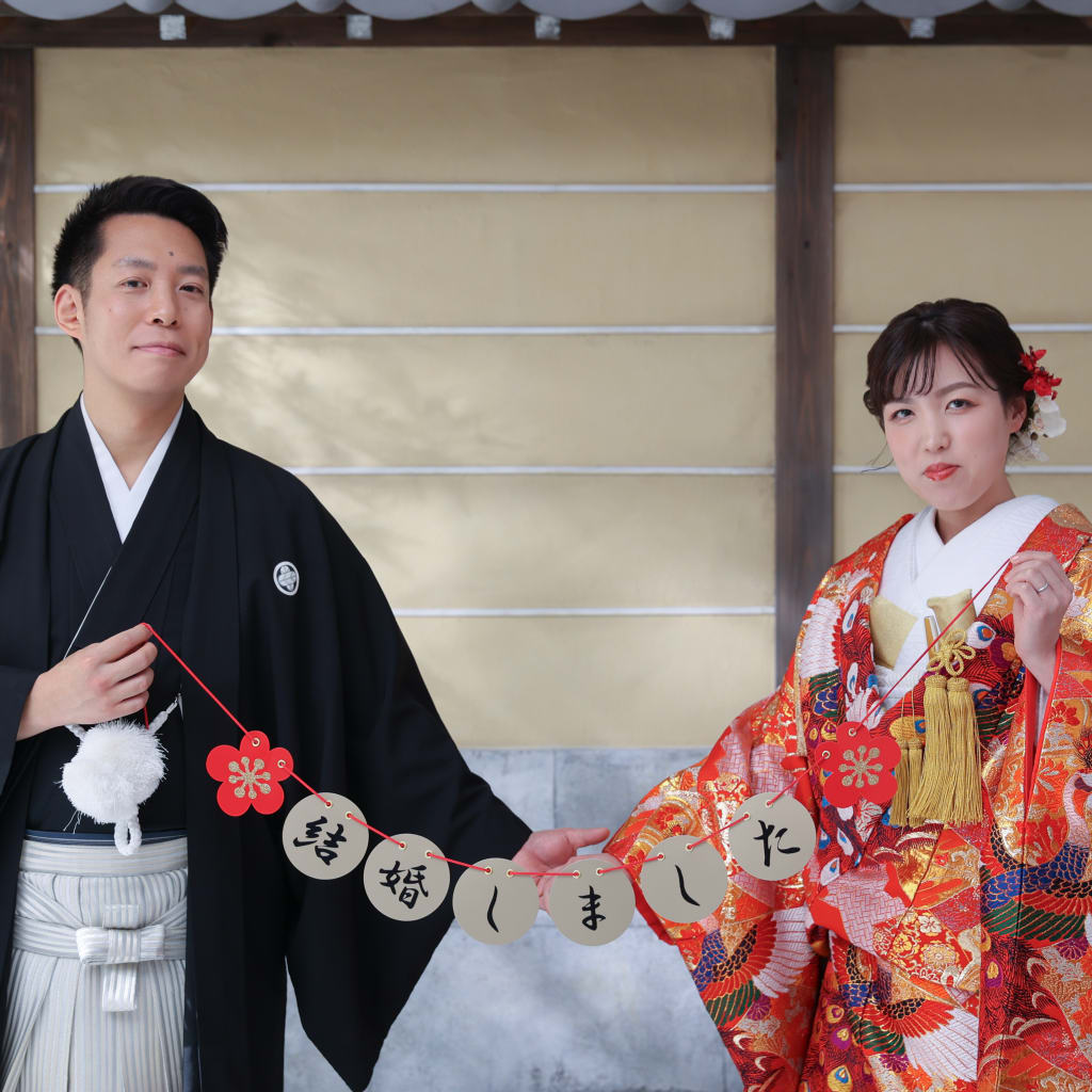 小物持ち込みで！和装ウェディングフォト！