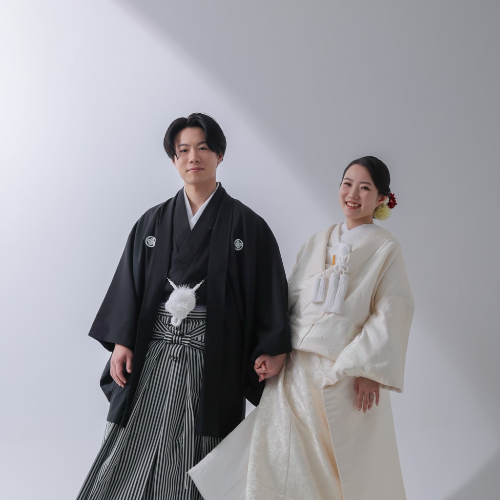 二人らしさを残す和装スタジオプラス！ | デコルテフォトグラフィー | 前撮り・フォトウェディング