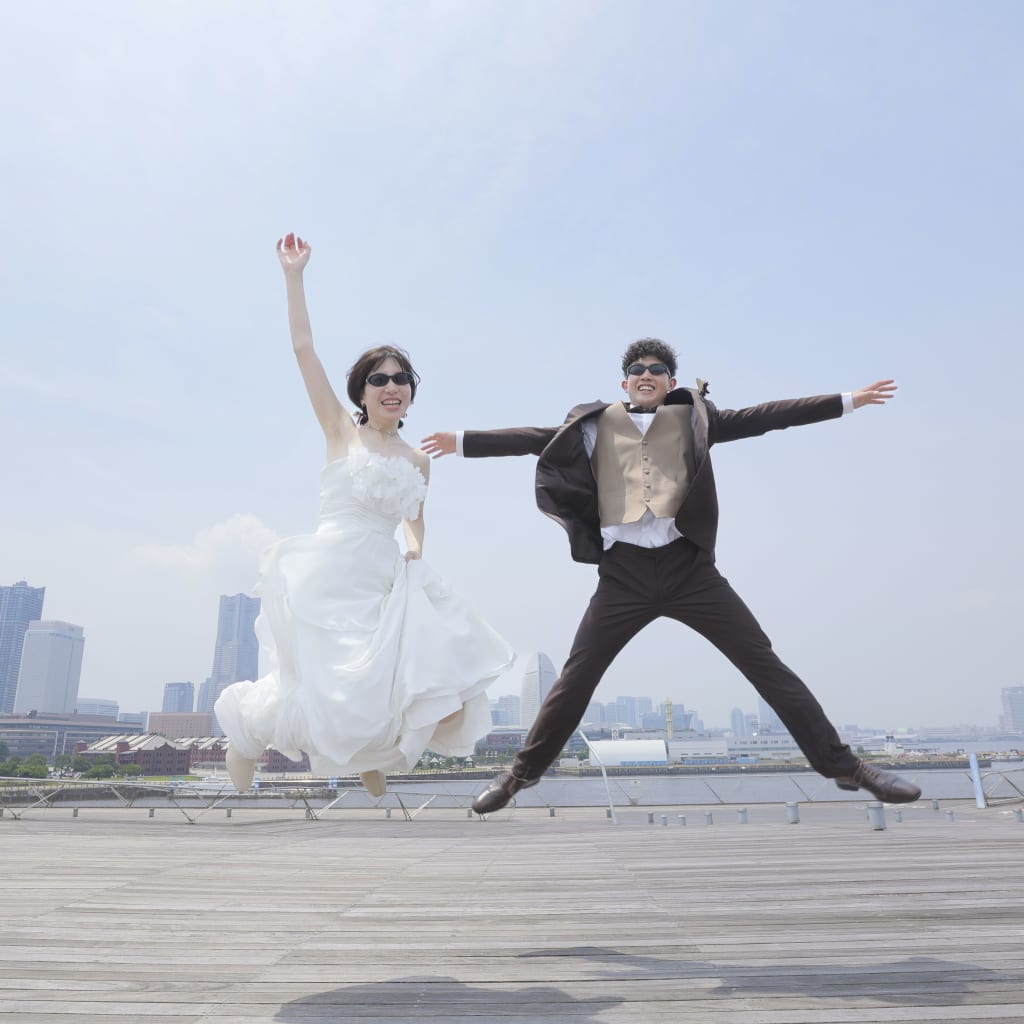 	夏の大桟橋 | デコルテフォトグラフィー | 前撮り・フォトウェディング