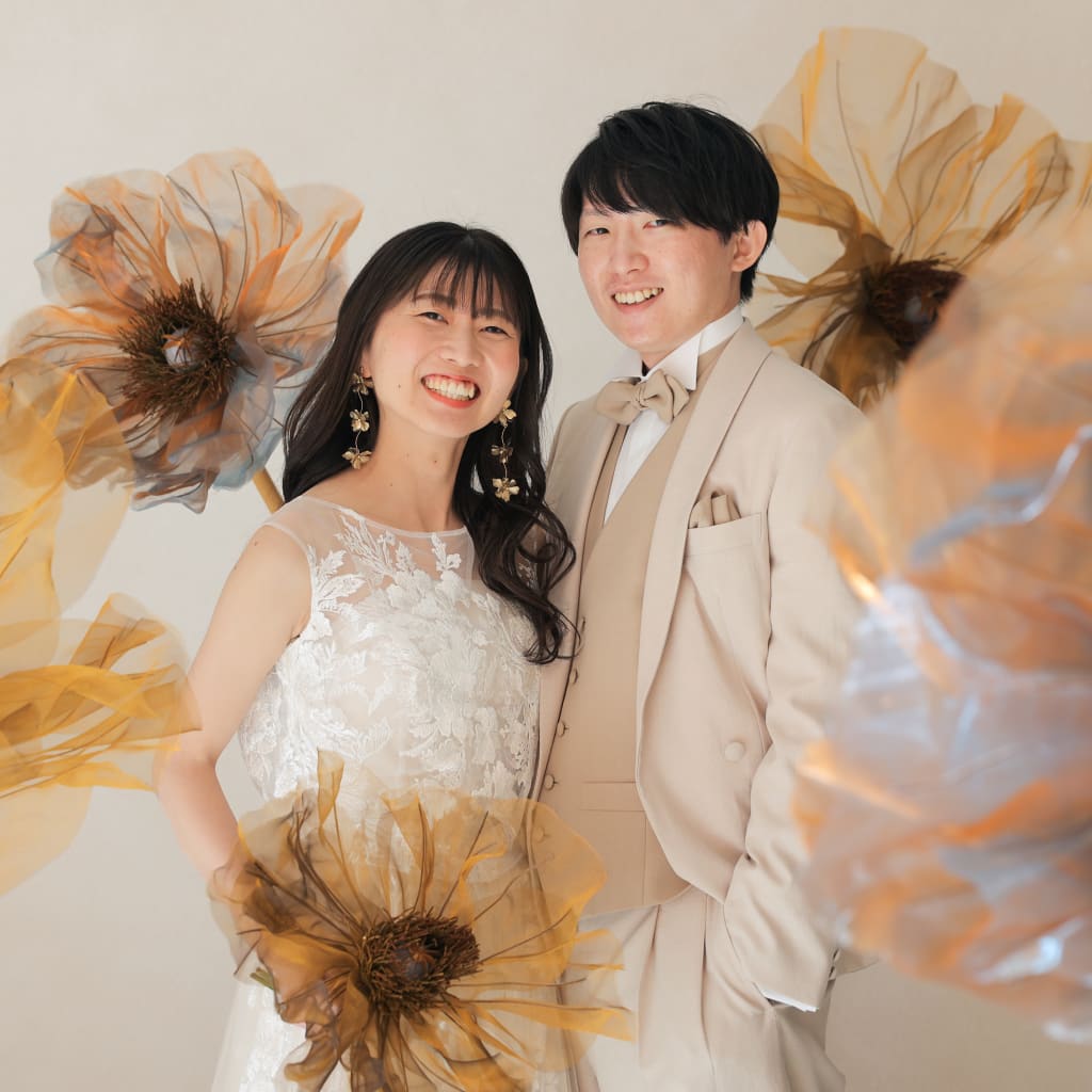 登場！ジャイアントフラワー💐 | デコルテフォトグラフィー | 前撮り・フォトウェディング
