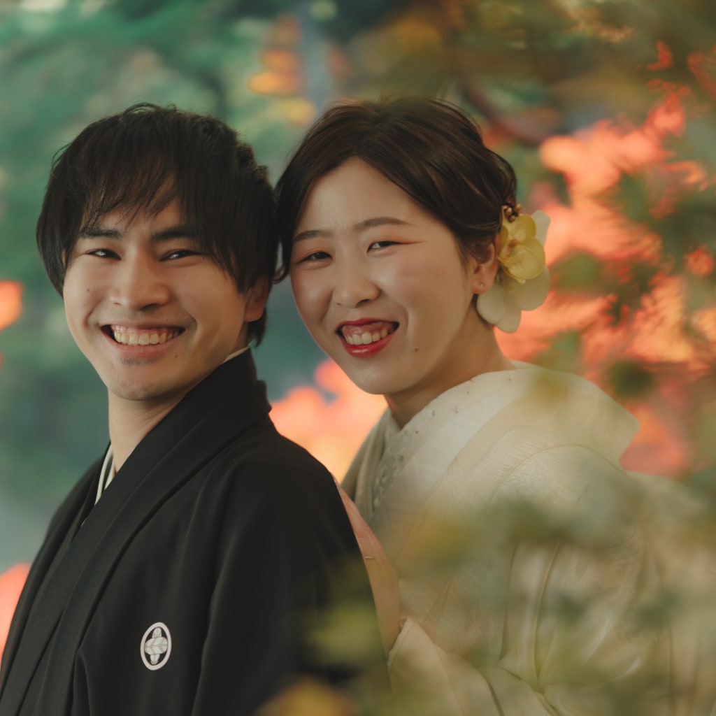なんば店イチオシ！庭園スタジオで紅葉と花火撮影！？