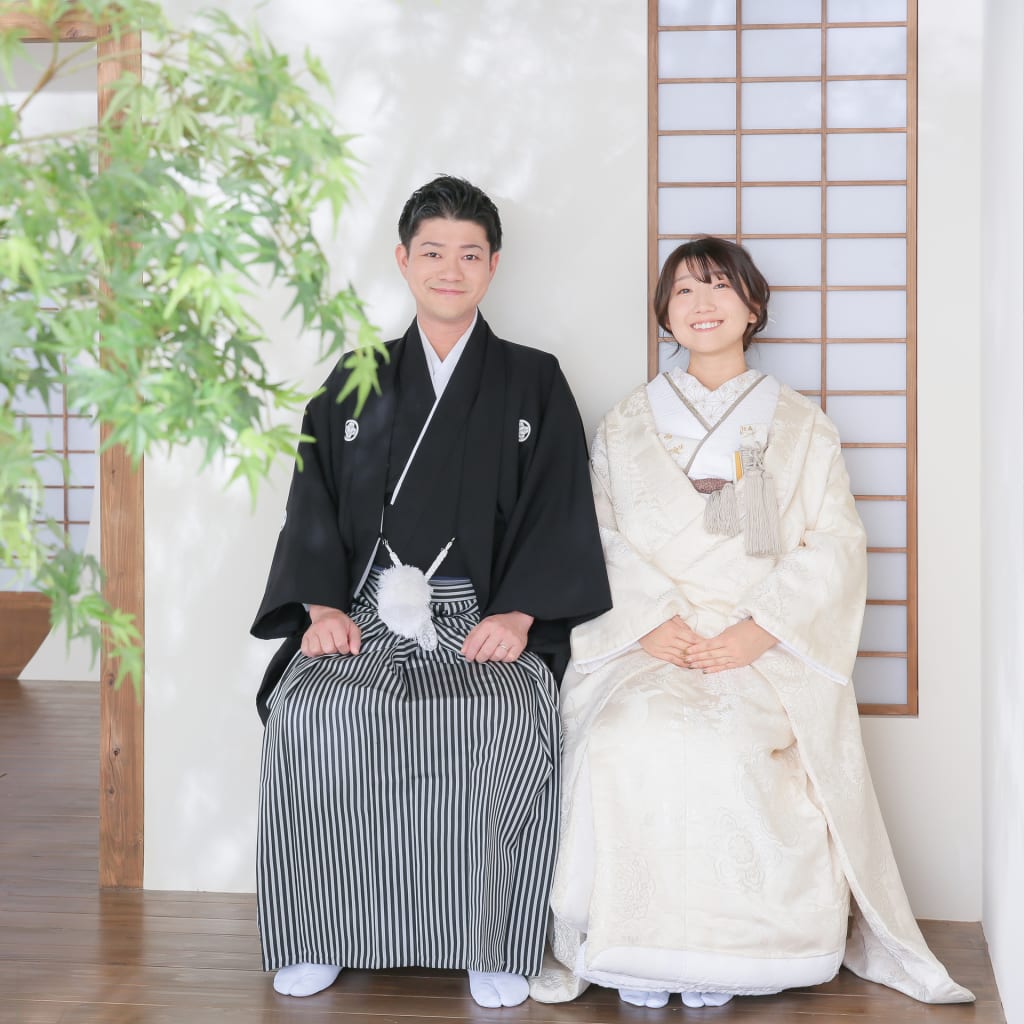 和装で撮影！【屋内庭園スタジオ】 | デコルテフォトグラフィー | 前撮り・フォトウェディング