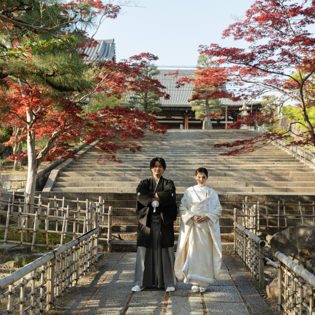 「金戒光明寺」で御両親にサプライズ！！ | デコルテフォトグラフィー | 前撮り・フォトウェディング