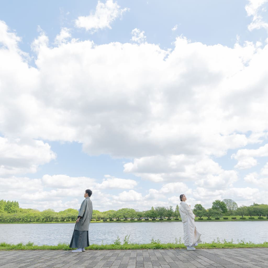 水元公園×和装ロケーション | デコルテフォトグラフィー | 前撮り・フォトウェディング