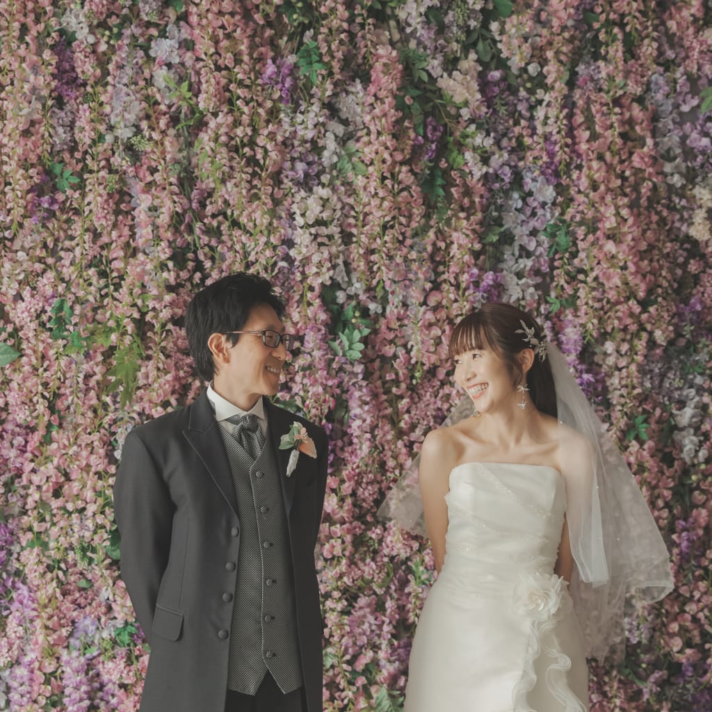 藤の花で華やかさをプラス！