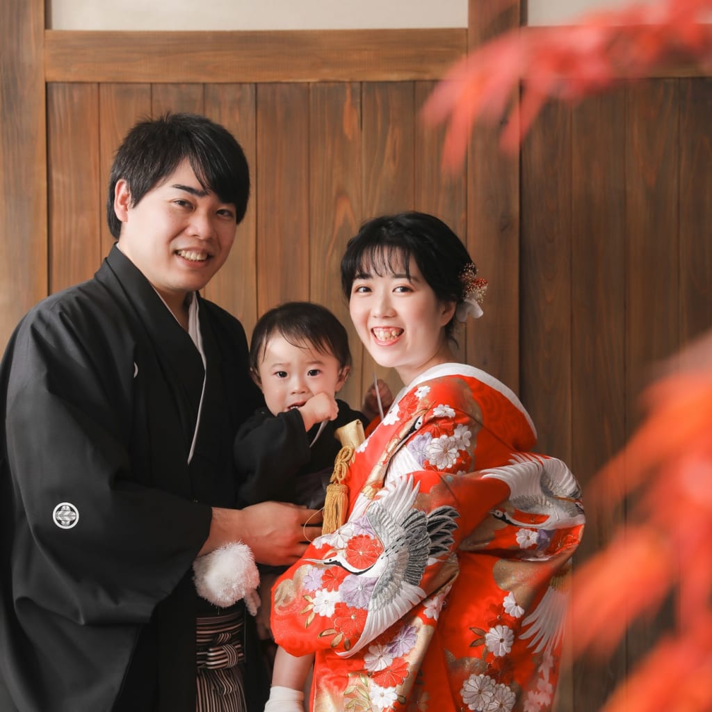 屋内庭園スタジオ!お子様も一緒に♡ | デコルテフォトグラフィー | 前撮り・フォトウェディング