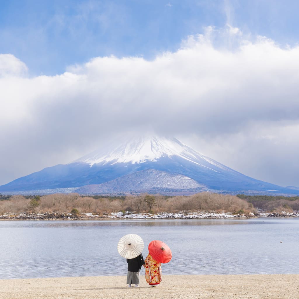 絶景の富士山とウエディングフォトを【和装周遊ロケーション】 | デコルテフォトグラフィー | 前撮り・フォトウェディング