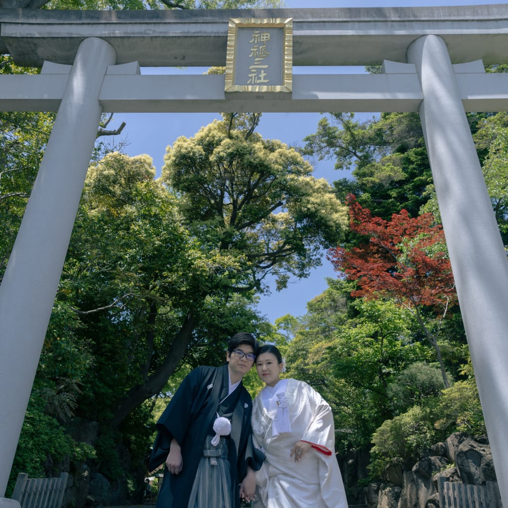 検見川神社で