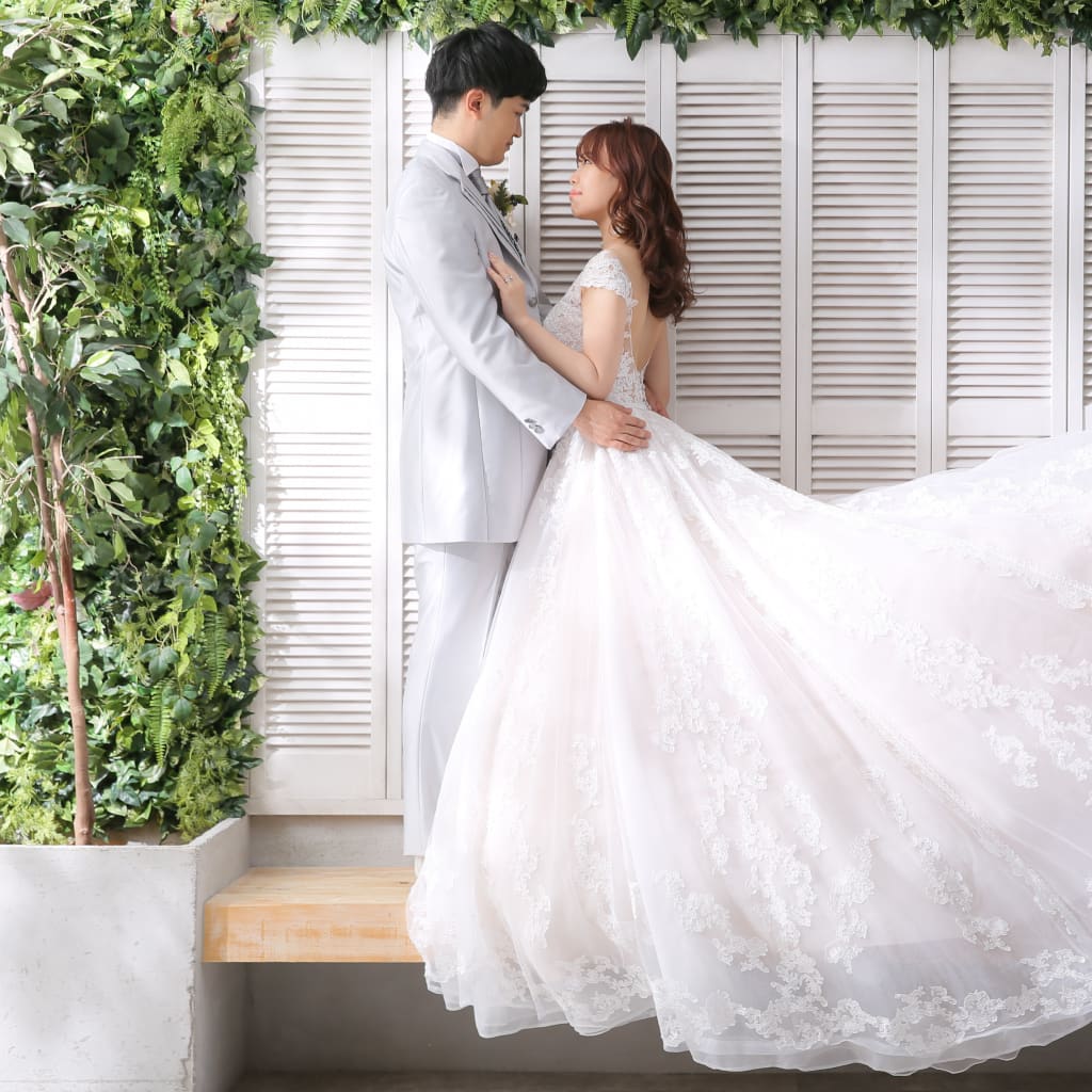 ハウススタジオで2着撮影 | デコルテフォトグラフィー | 前撮り・フォトウェディング