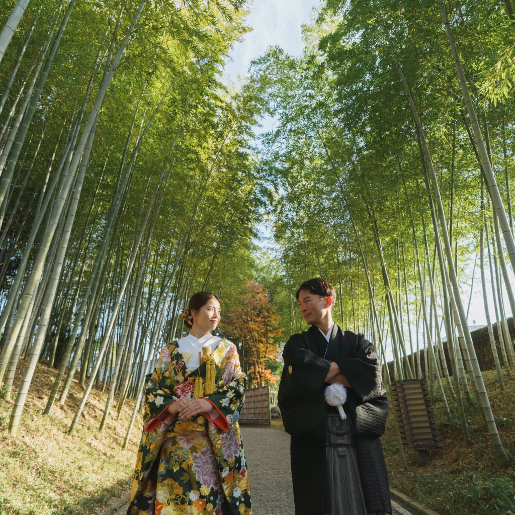 花田苑での和装撮影！ | スタジオAQUA 立川店 | 前撮り・フォトウェディング