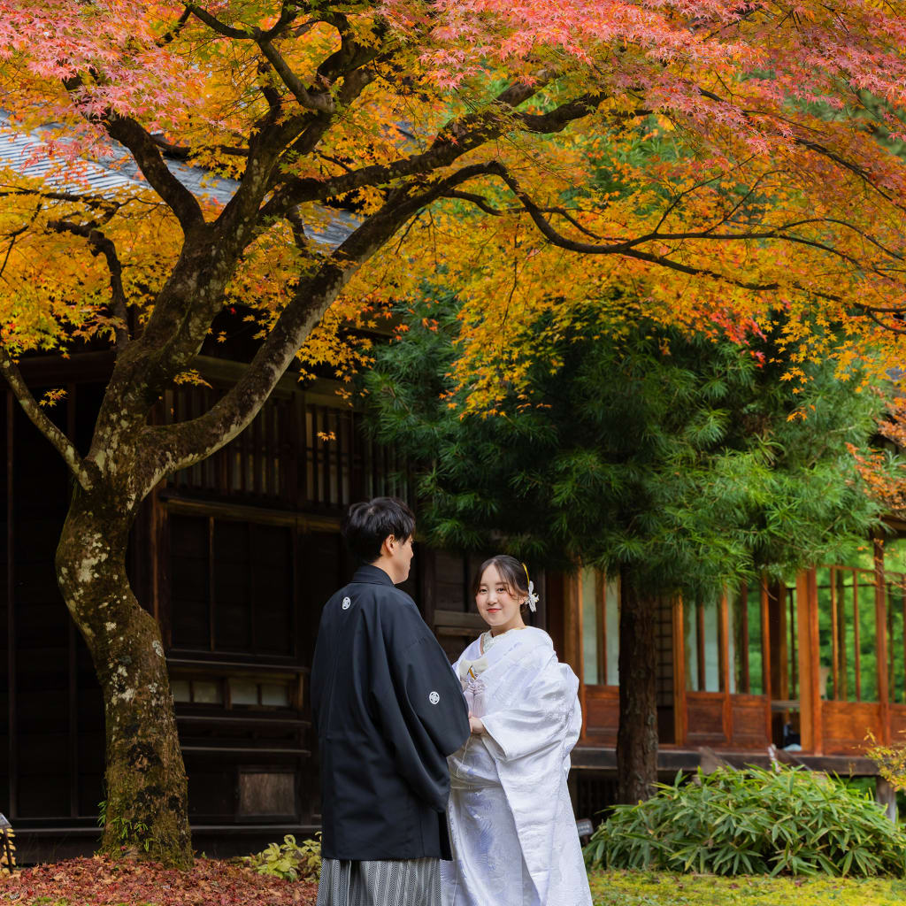 【紅葉】11月13日！日光田母沢御用邸 | デコルテフォトグラフィー | 前撮り・フォトウェディング