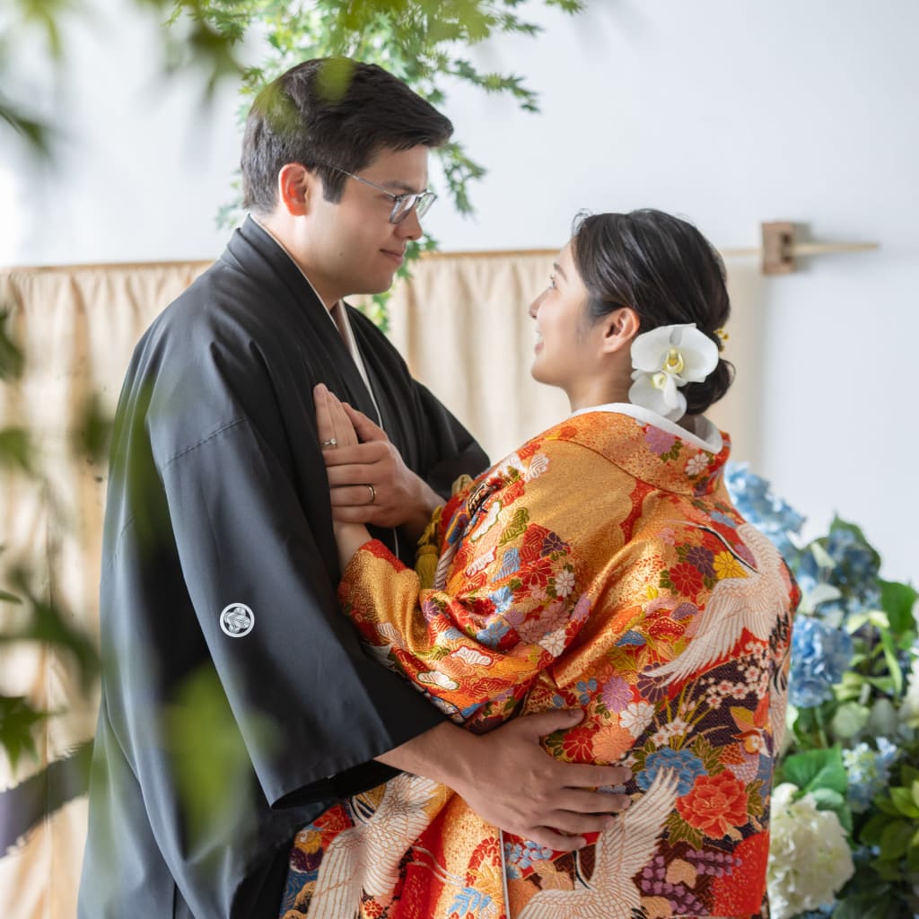 夏でも涼しく撮影♪ 屋内庭園スタジオ | デコルテフォトグラフィー | 前撮り・フォトウェディング