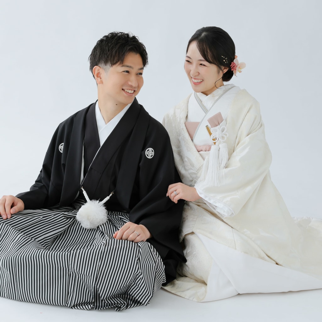 和装をシンプル＆キュートに♡ | デコルテフォトグラフィー | 前撮り・フォトウェディング