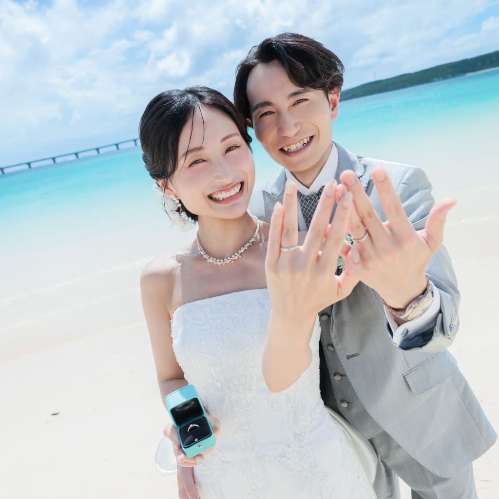 宮古島でおふたりらしい撮影を
