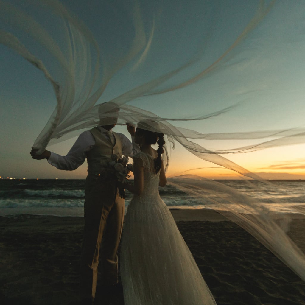 夏の稲毛を満喫！ | デコルテフォトグラフィー | 前撮り・フォトウェディング