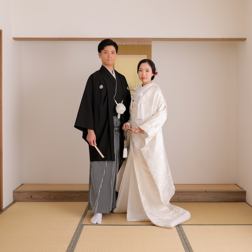 お茶室で和装撮影 | デコルテフォトグラフィー | 前撮り・フォトウェディング