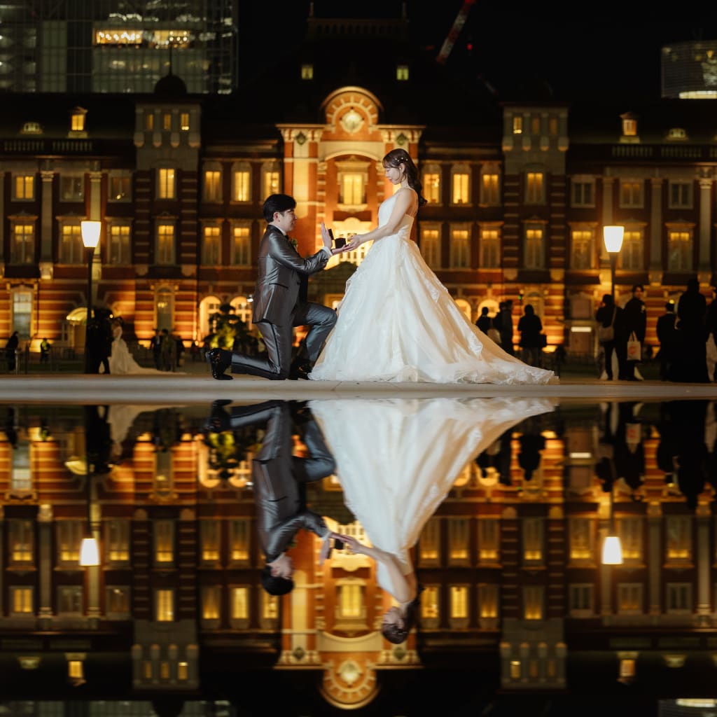 こんにちは！フォトグラファーの鎌田です！本日ご紹介は『東京周遊プラン』昼でも夜でも都会の街と空がお二人をお出迎えしてくれます