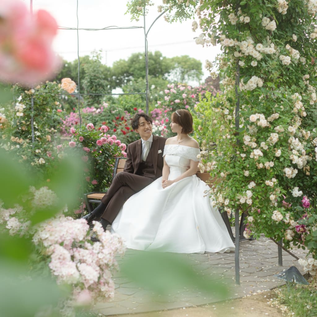 夏の遊園地撮影はいかがですか？【メリーゴーランドとローズガーデン】