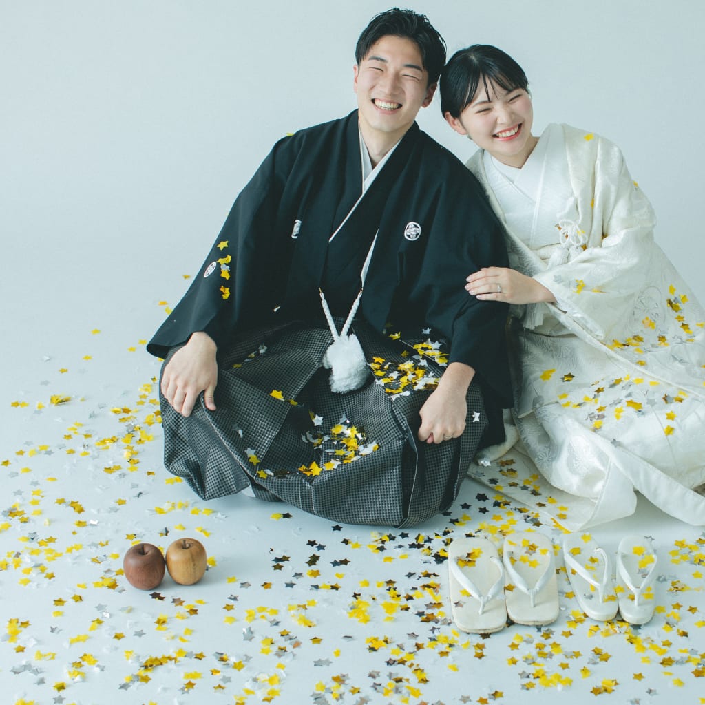 シンプル×白無垢 | デコルテフォトグラフィー | 前撮り・フォトウェディング