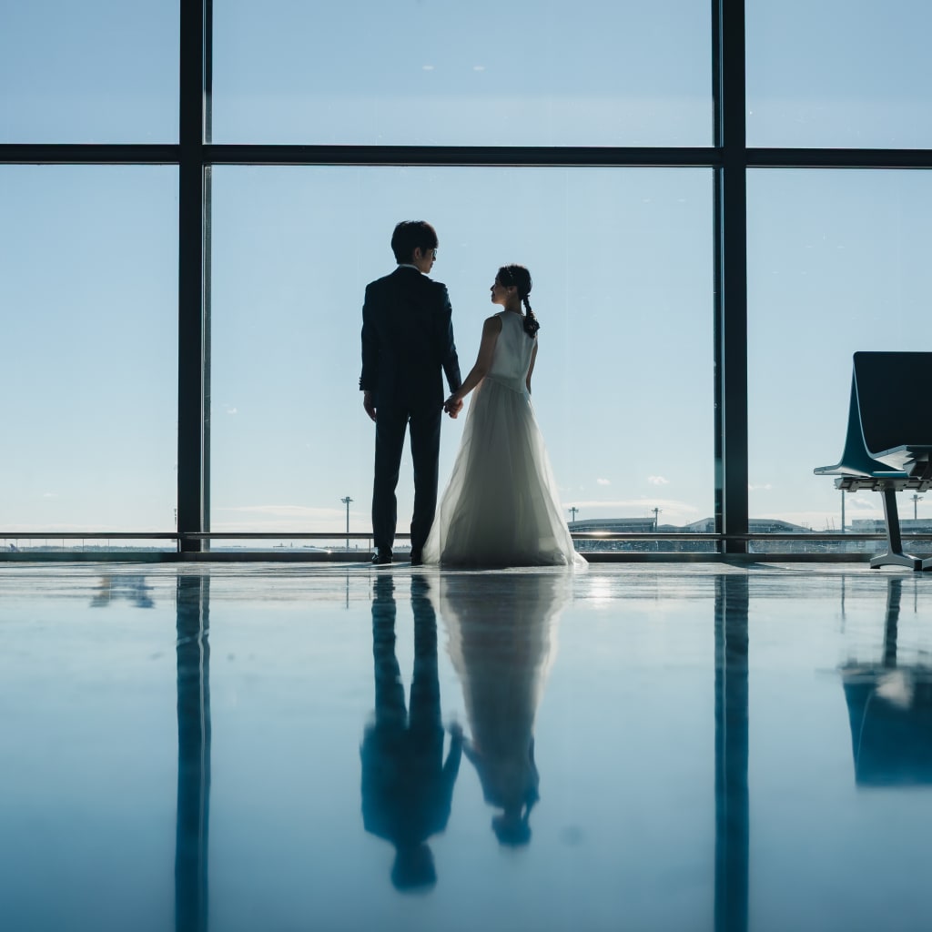 空港撮影！ | デコルテフォトグラフィー | 前撮り・フォトウェディング