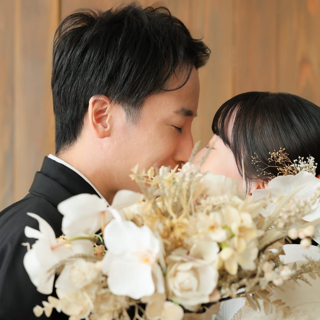 屋内庭園スタジオで和装撮影！