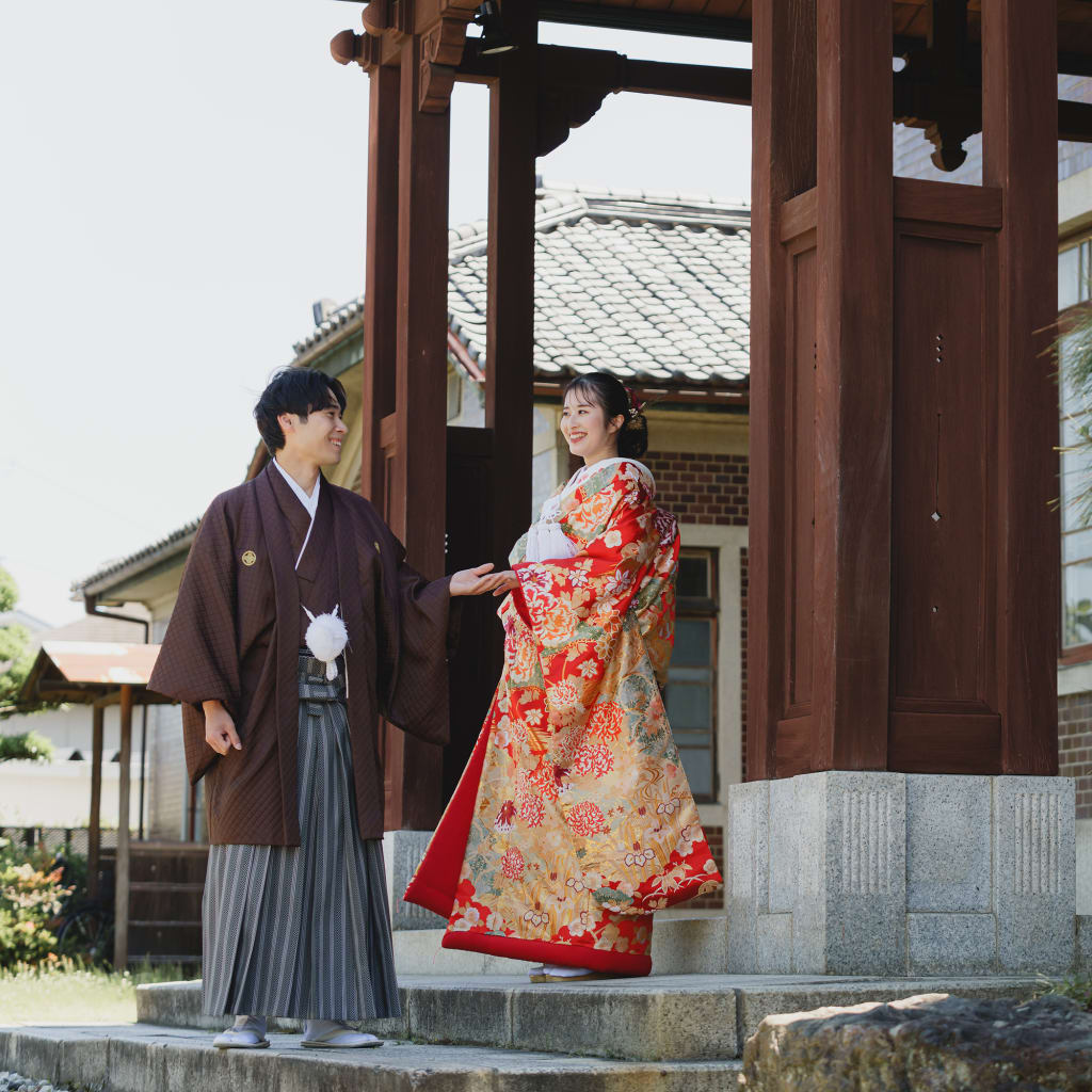 大正モダン　結婚写真