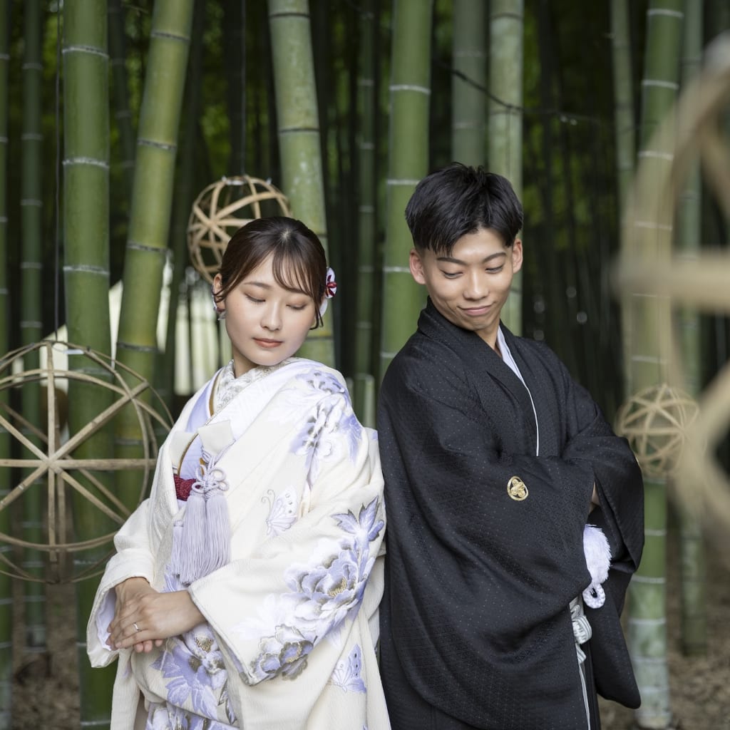 和装でも楽しくウキウキ✨ | デコルテフォトグラフィー | 前撮り・フォトウェディング