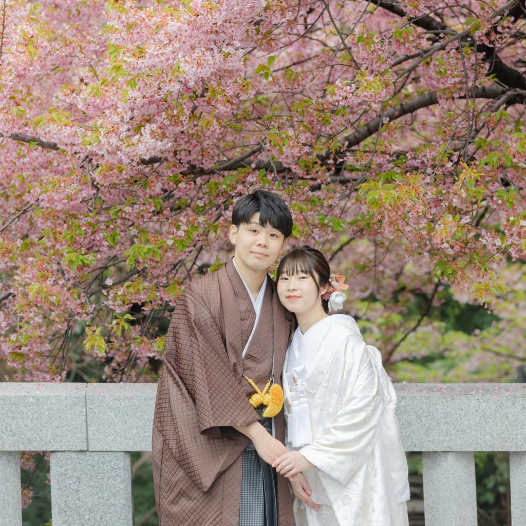 金戒光明寺と桜モリモリの一条戻橋🌸 | デコルテフォトグラフィー | 前撮り・フォトウェディング