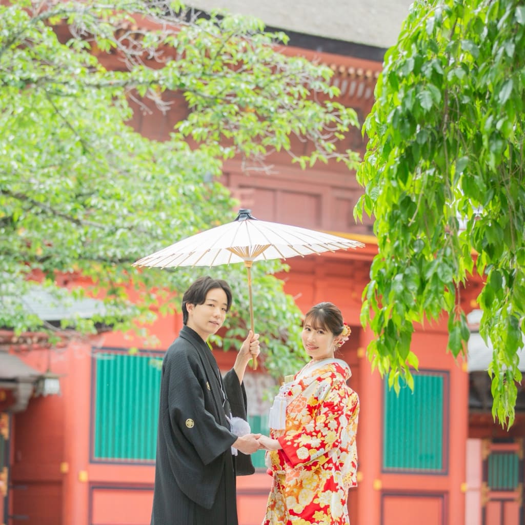 富士山和洋漫喫プラン　新緑と富士山ロケーションフォト | デコルテフォトグラフィー | 前撮り・フォトウェディング