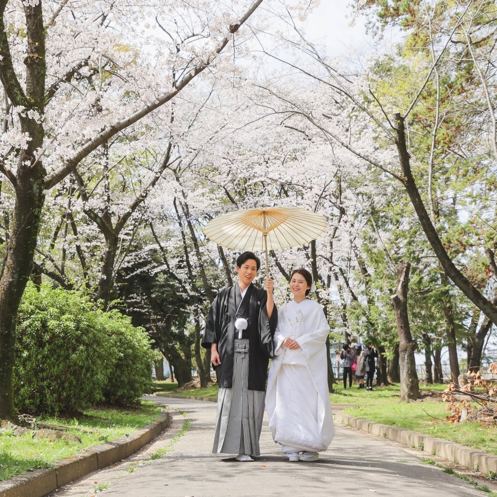 桜の時期 | デコルテフォトグラフィー | 前撮り・フォトウェディング
