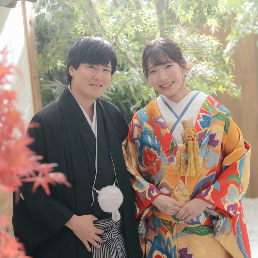 スタジオでも叶えられる紅葉撮影 | デコルテフォトグラフィー | 前撮り・フォトウェディング