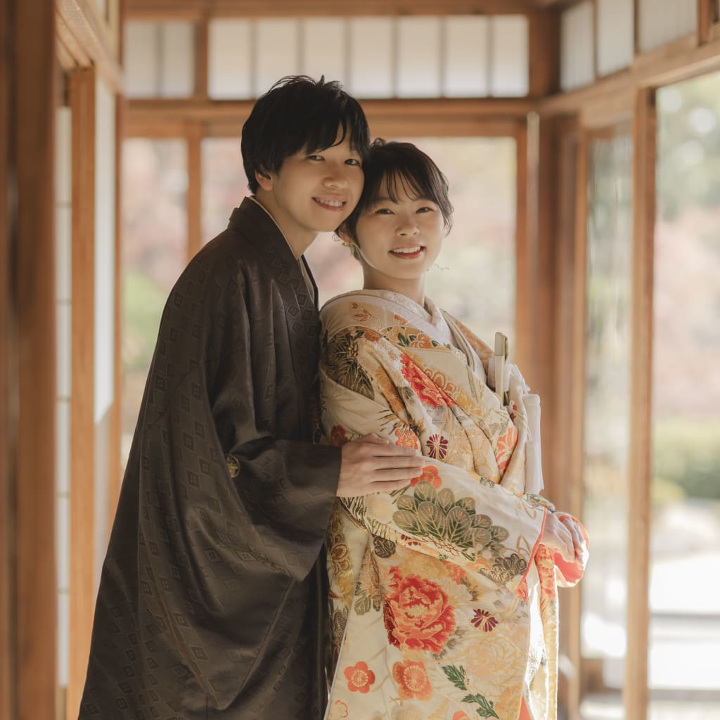 須磨離宮公園　和装ロケーション | デコルテフォトグラフィー | 前撮り・フォトウェディング