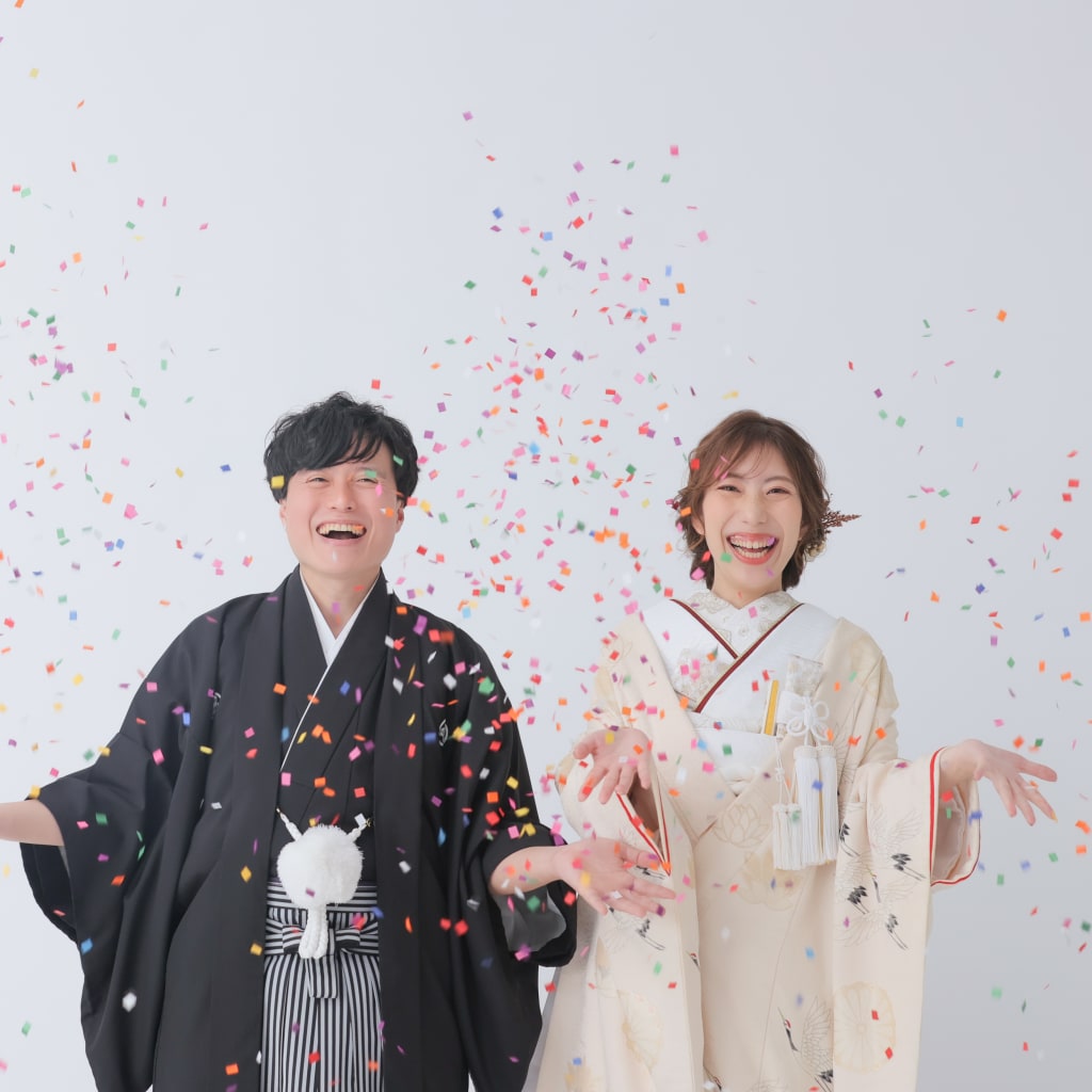 和装でスタジオ撮影！ | デコルテフォトグラフィー | 前撮り・フォトウェディング