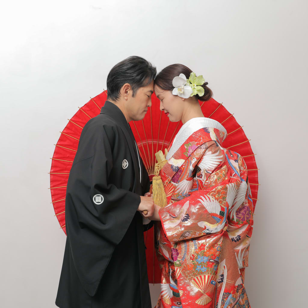 和洋2着スタジオプラン | デコルテフォトグラフィー | 前撮り・フォトウェディング