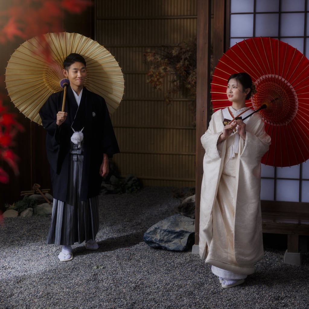 和の風情と光が織りなす大人和装フォト | デコルテフォトグラフィー | 前撮り・フォトウェディング