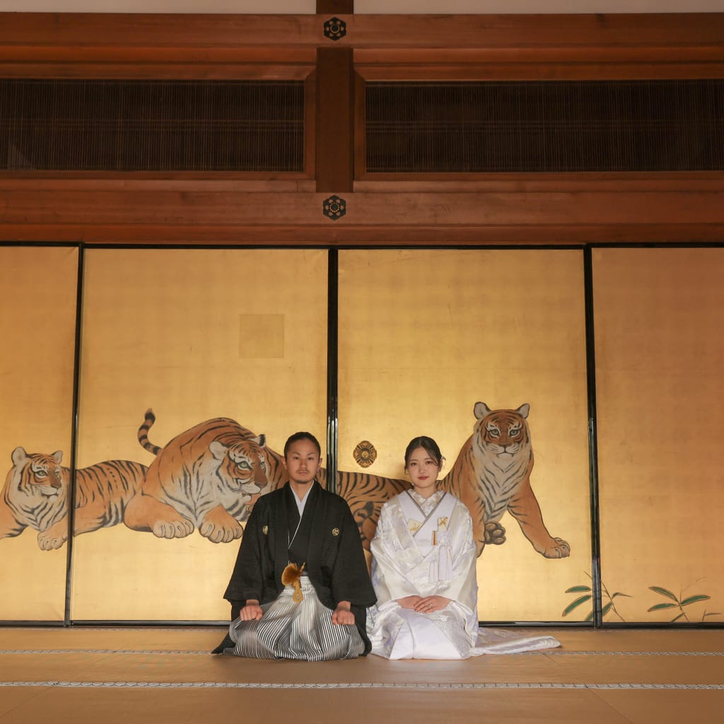 【金戒光明寺】迫力のある虎の襖絵と共に・・・ | デコルテフォトグラフィー | 前撮り・フォトウェディング