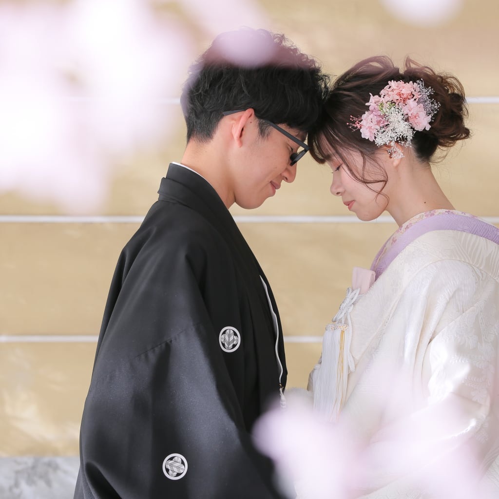 桜と一緒に撮影しましょ♪ | デコルテフォトグラフィー | 前撮り・フォトウェディング
