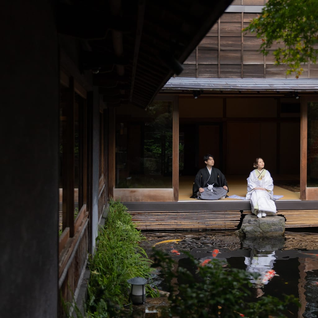 つきじ治作ロケーション | デコルテフォトグラフィー | 前撮り・フォトウェディング