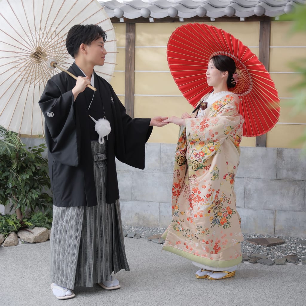 新緑の中で