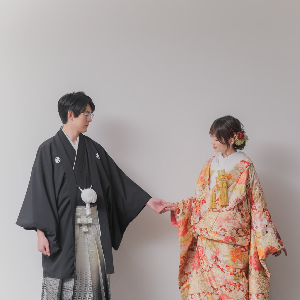 屋内庭園　色打掛・白無垢どちらも♪ | デコルテフォトグラフィー | 前撮り・フォトウェディング