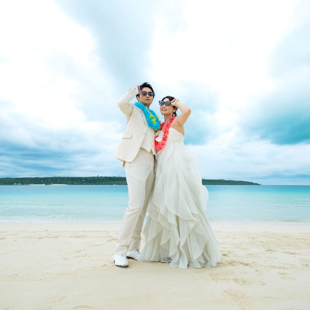 宮古島ビーチロケーション | デコルテフォトグラフィー | 前撮り・フォトウェディング