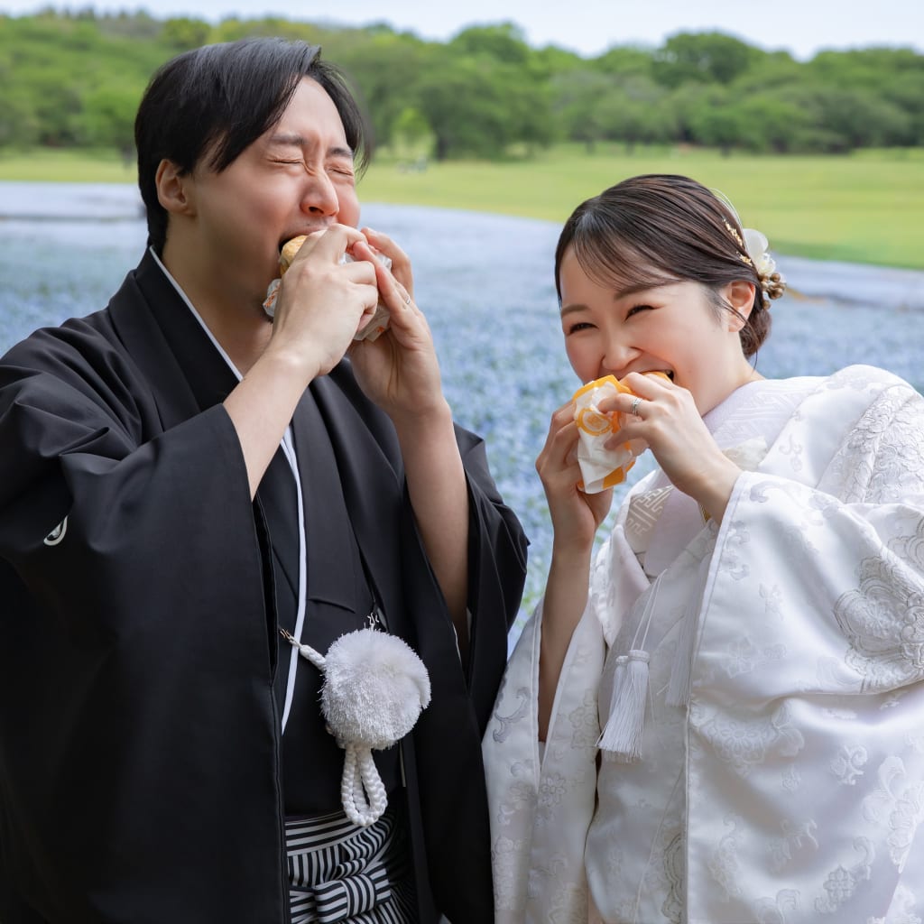 春の昭和記念公園 和装ロケーション