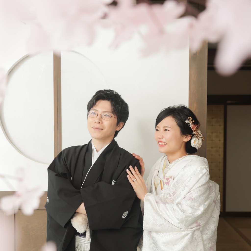 真夏でも満開の桜と🌸 | デコルテフォトグラフィー | 前撮り・フォトウェディング