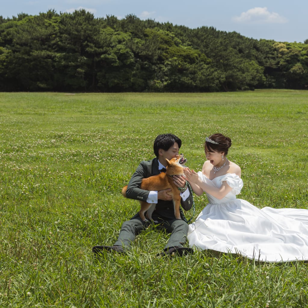 愛犬と一緒に！和装洋装撮影！